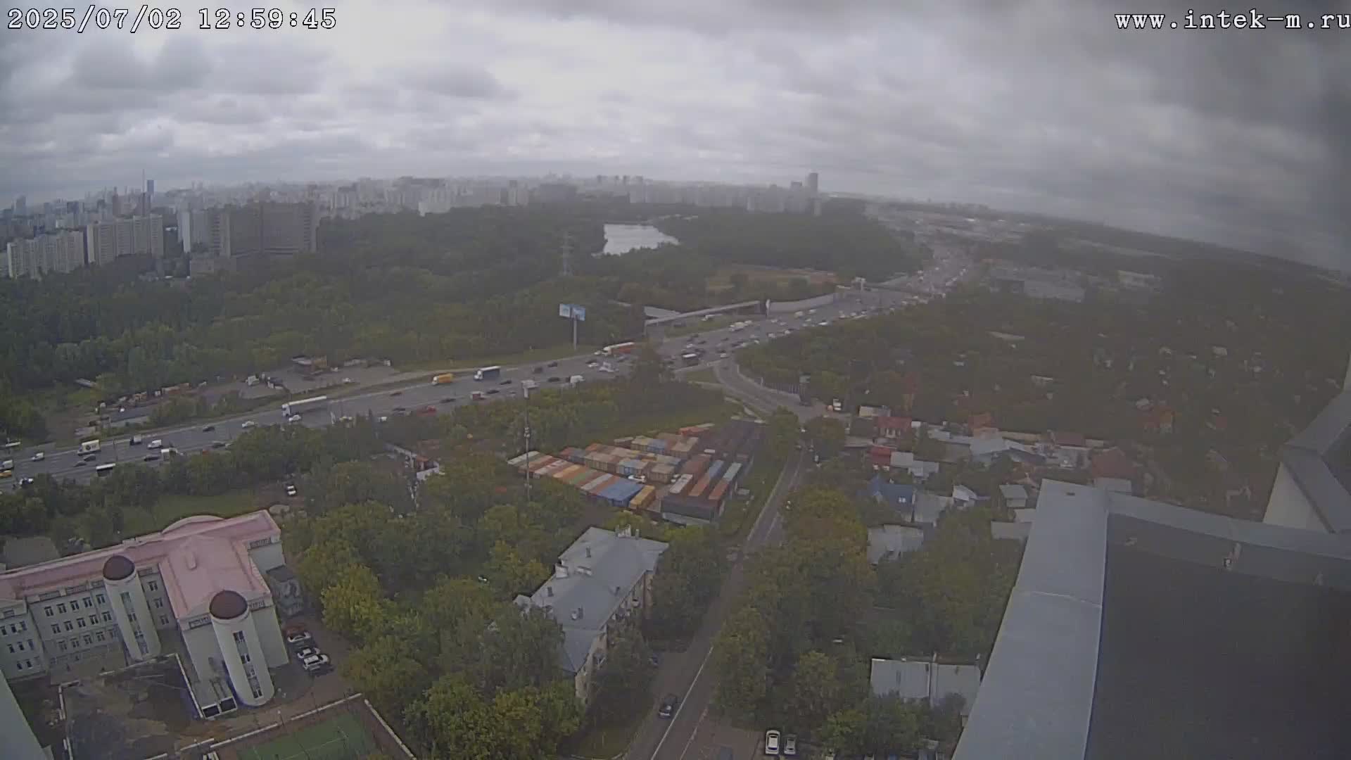 Веб-камера МКАД вид из Перловки в M16